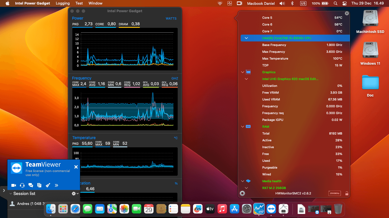 Lenovo Thinkpad X280 3rd [KabyLake R   Intel UHD 620 + PS2]   OpenCore 3